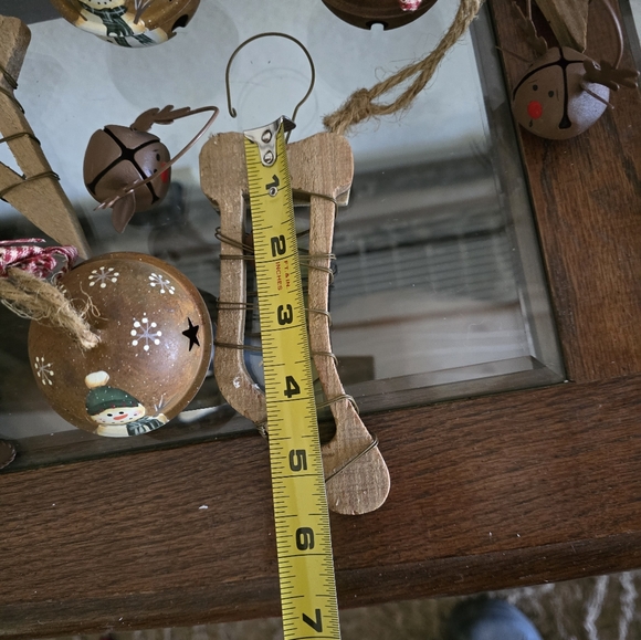 Rustic Christmas tree ornament collection. 34 pieces. - Picture 8 of 9